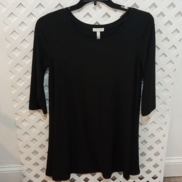 Leith 3/4 Sleeves Black Dress Size L - Picture 1 of 3